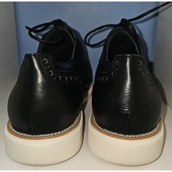 LAOKS Hybrid Brogue Oxford Lace-up Wingtip Dress Shoes Black Men Size 10 - Picture 3 of 11